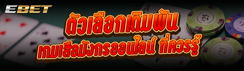 ตัวเลือกเดิมพัน เกมเสือมังกรออนไลน์ ที่ควรรู้