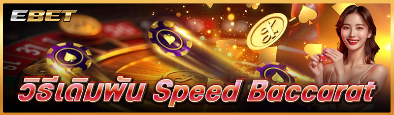 วิธีเดิมพัน Speed Baccarat 